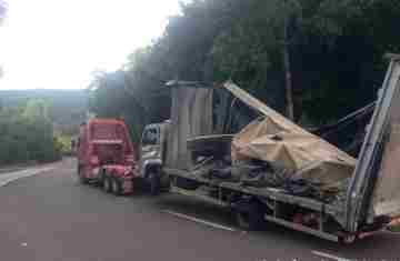 Reserva do Iguaçu – Acidente é registrado na PR 459